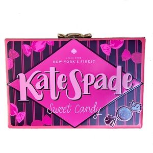 Kate Spade New York Candy Shop Candy Wrapper Clutch—new w/tags—pink leather